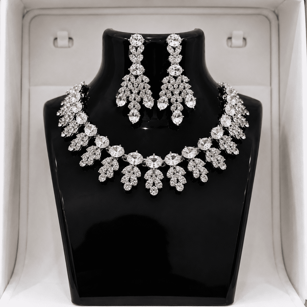 Luxury Crystal Bridal Jewelry Set